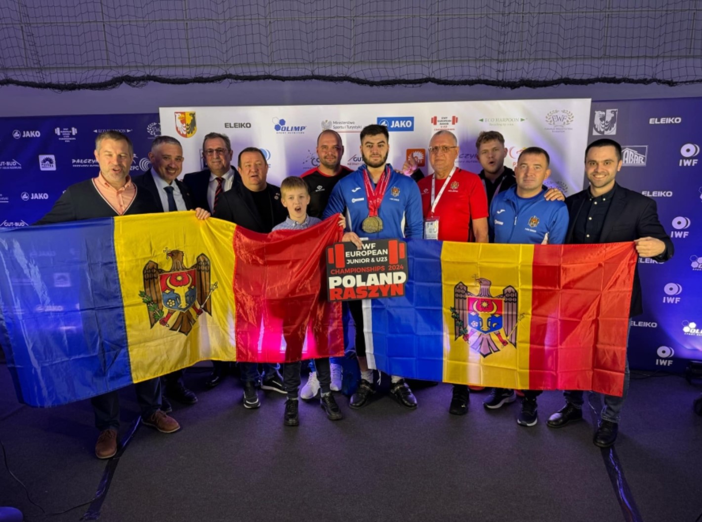 Moldova a obținut 16 medalii la Campionatul European de haltere U20 și U23