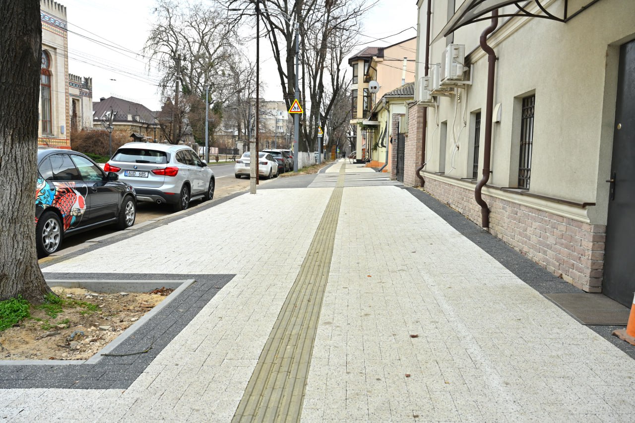 Modernizare spectaculoasă a zonei pietonale de pe strada Mihail Kogălniceanu din Chișinău